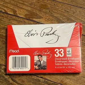 Elvis Presley Decorated Envelopes New